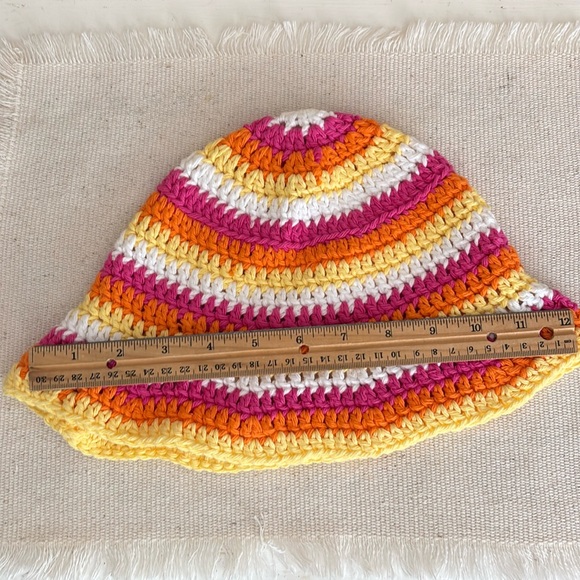 Spectacular handmade Colorful Crocheted Bucket Hat - Picture 2 of 3
